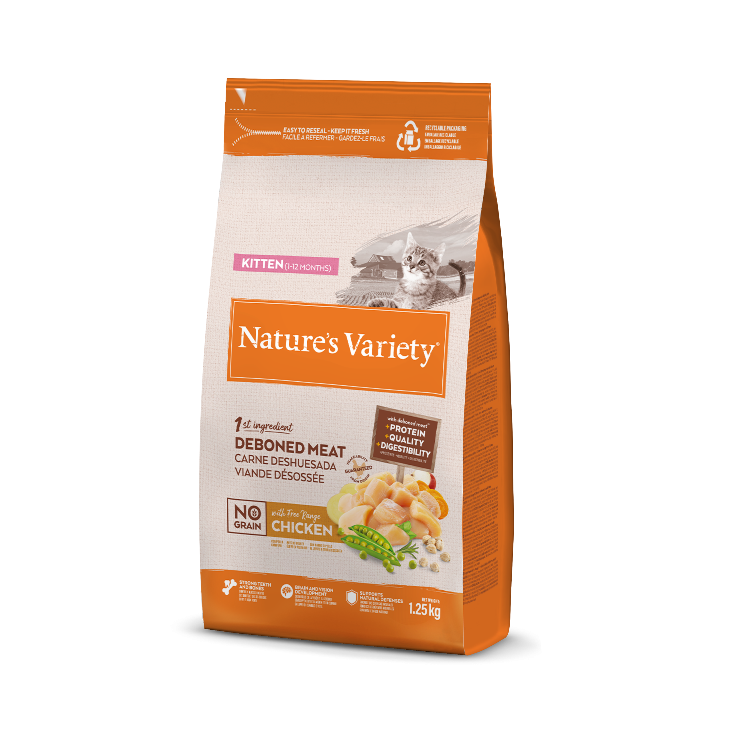 Nature's Variety NO GRAIN KITTEN POLLO