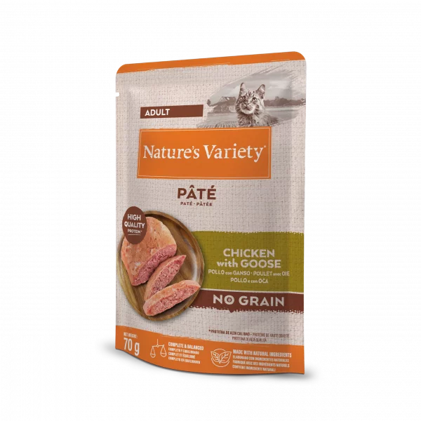 Nature's Variety NO GRAIN Paté Pollo con Ganso