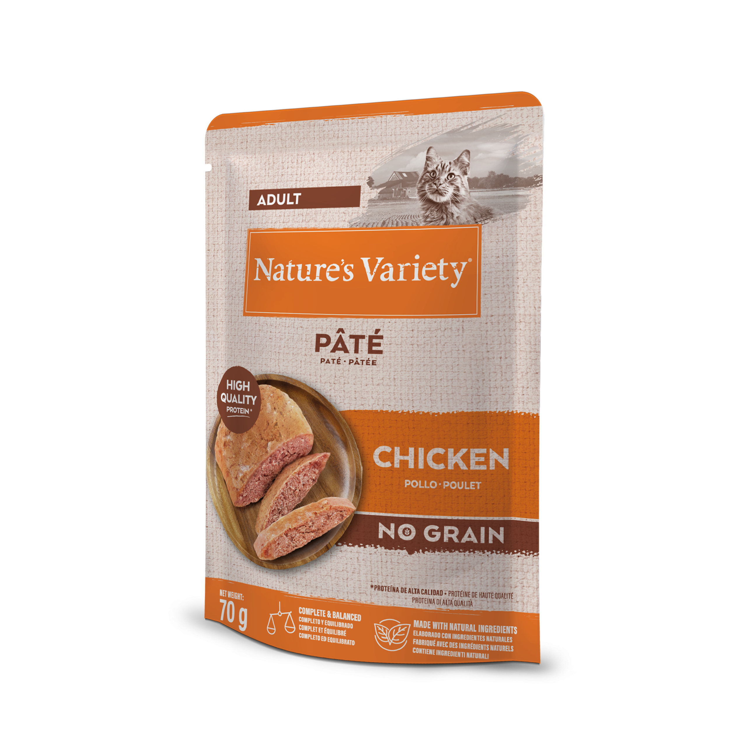 Nature's Variety NO GRAIN Paté Pollo