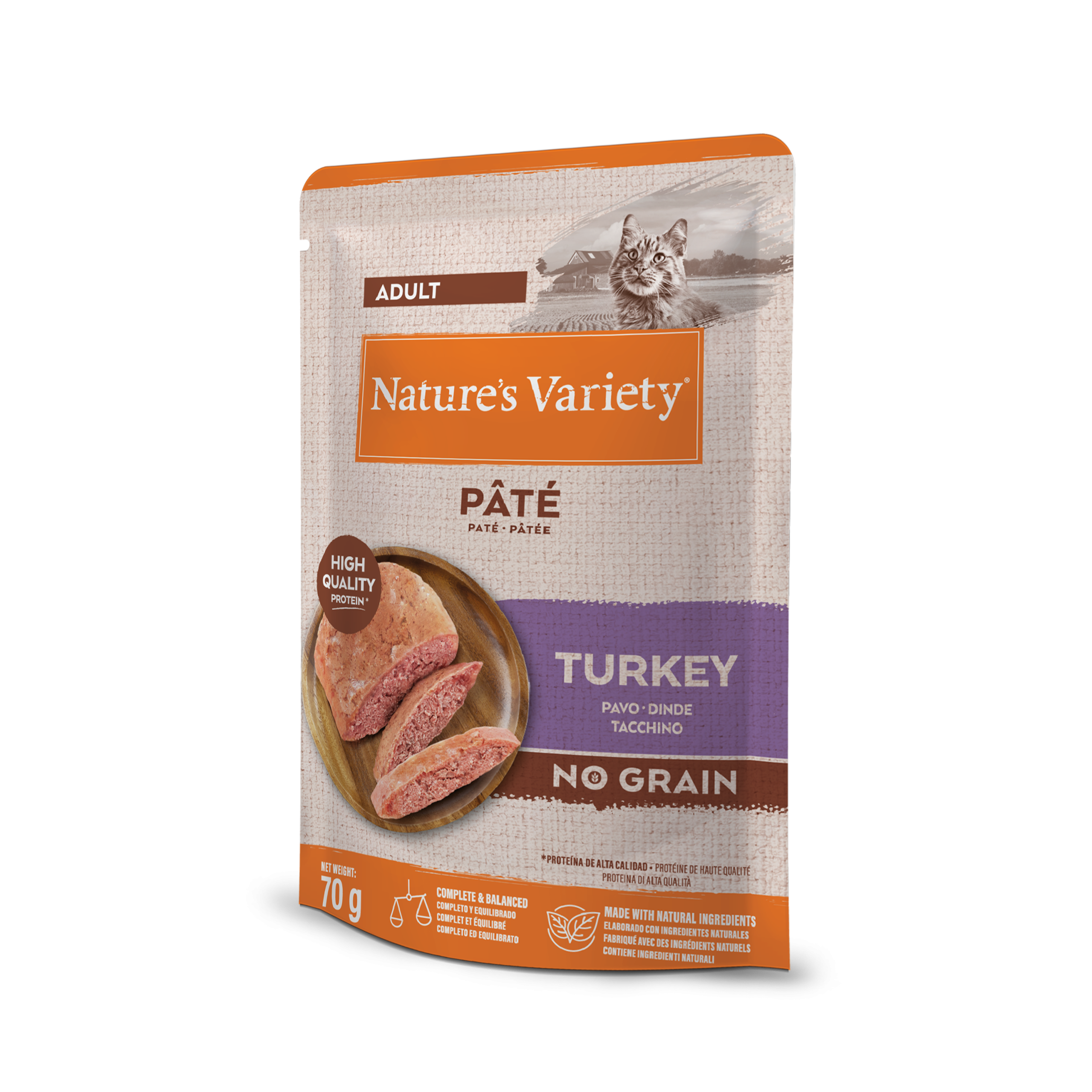 Nature's Variety NO GRAIN Paté Pavo
