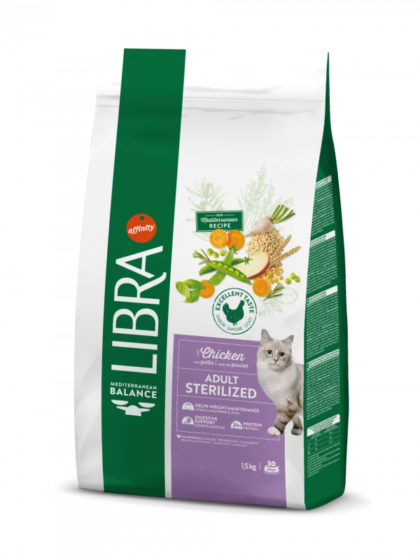 Libra Cat Adulto esterilizado con pollo