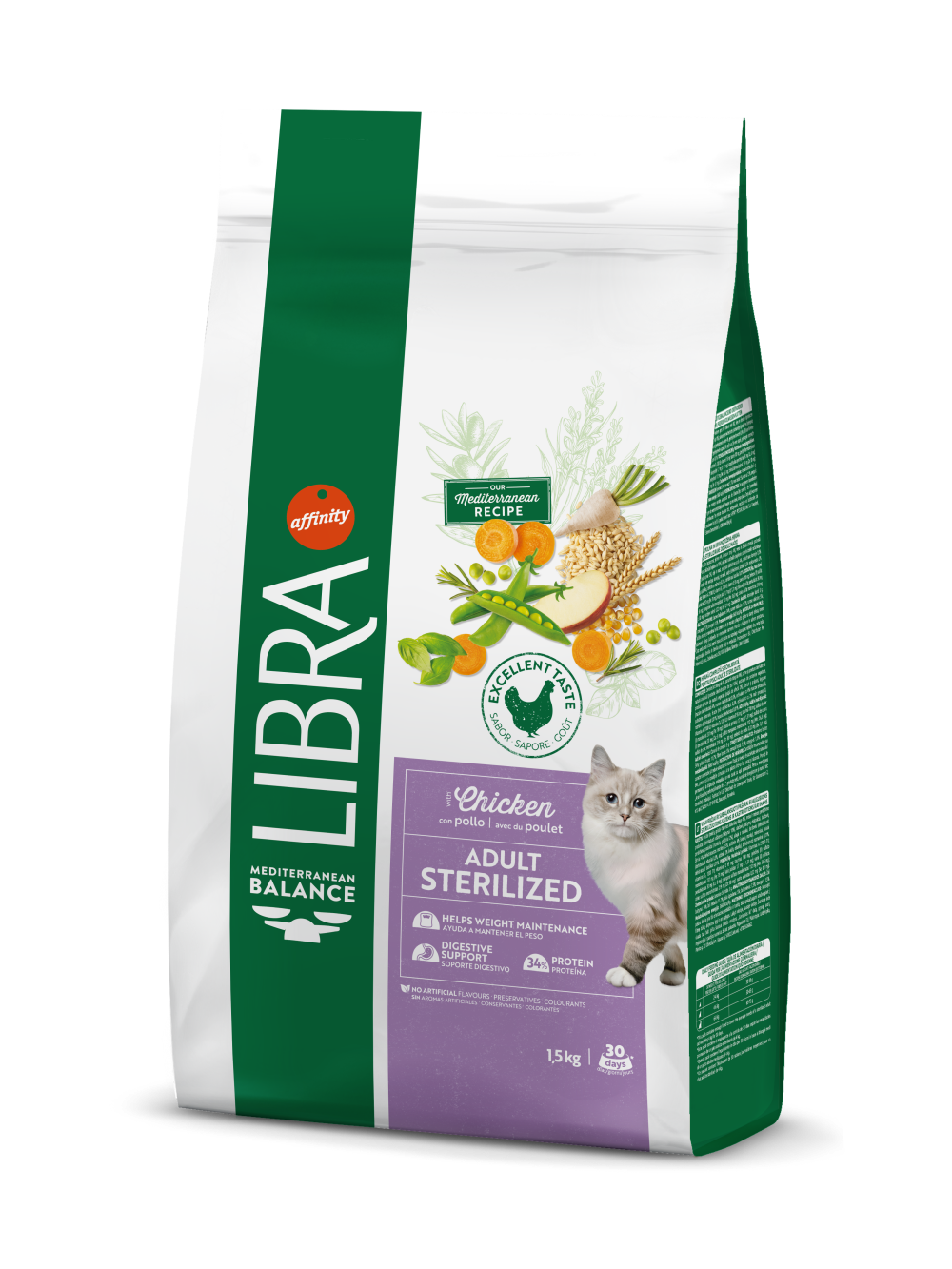 Libra Cat Adulto esterilizado con pollo