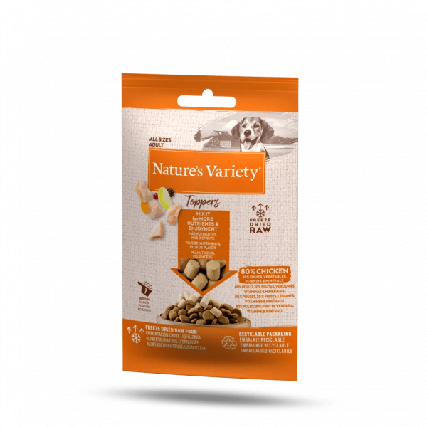 Nature's Variety Toppers de Pollo Liofilizados