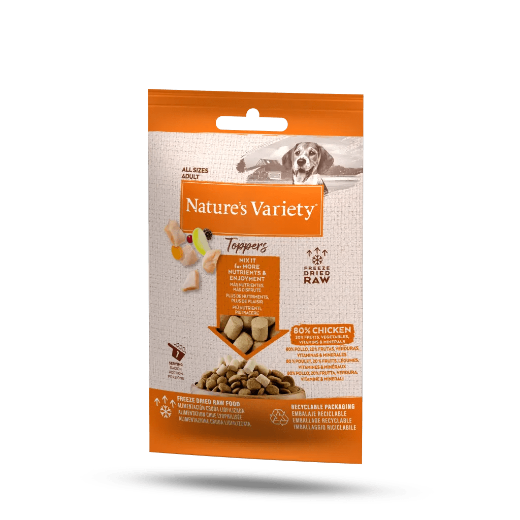 Nature's Variety Toppers de Pollo Liofilizados