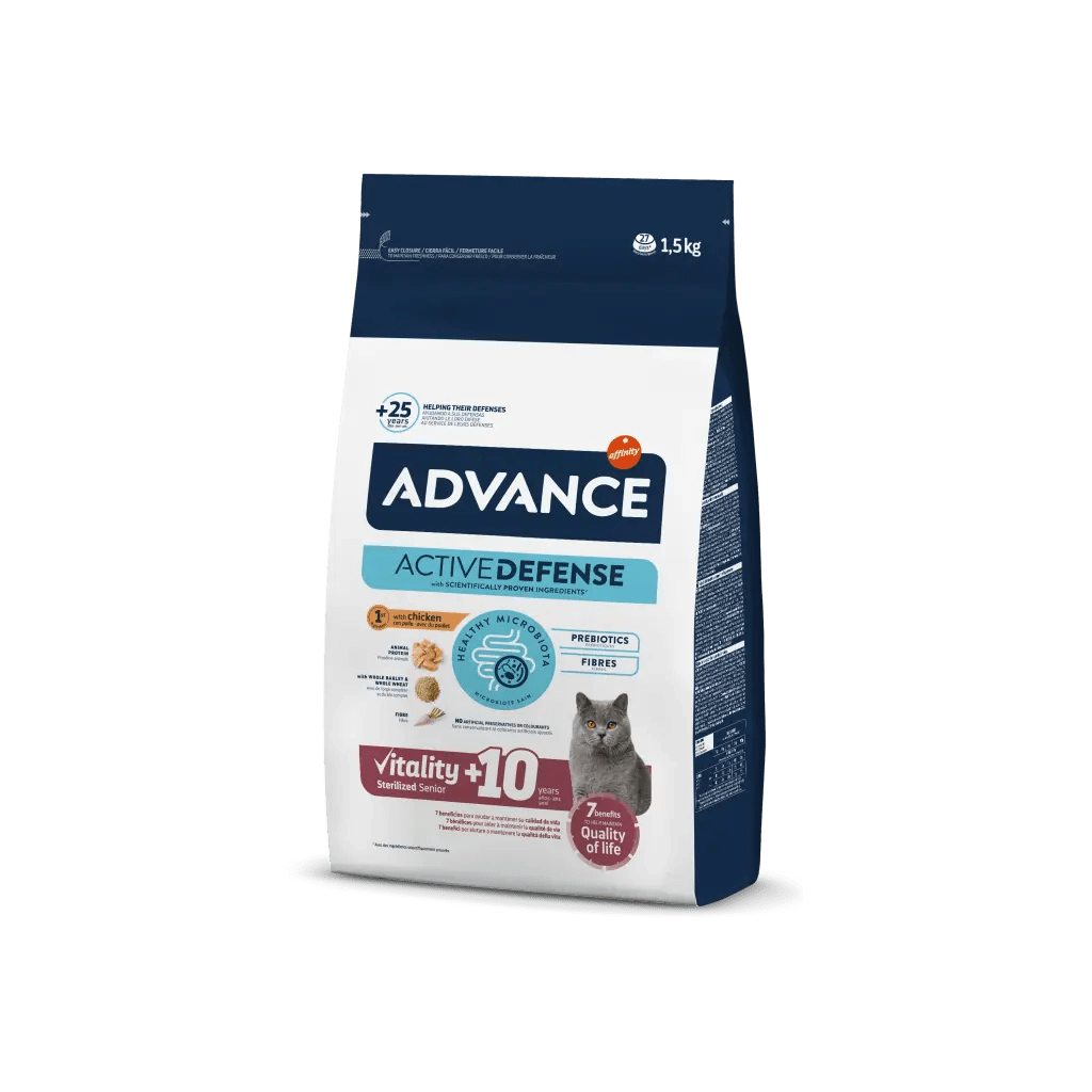 ADVANCE CAT VITALITY STERILIZADO SENIOR 1,5 kg