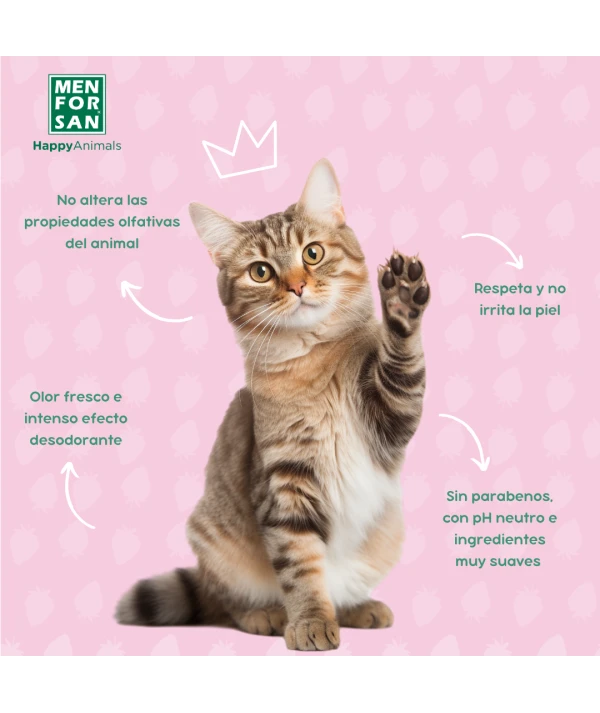 Agua de colonia fresa para gatos 125ml - Imagen 2