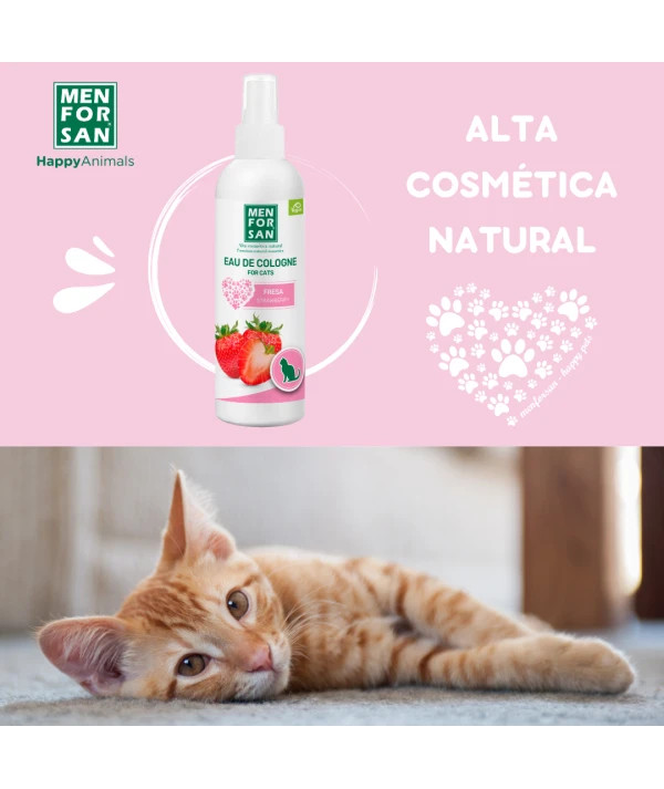 Agua de colonia fresa para gatos 125ml - Imagen 5