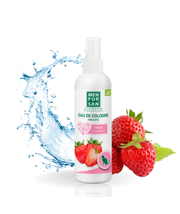 Agua de colonia fresa para gatos 125ml