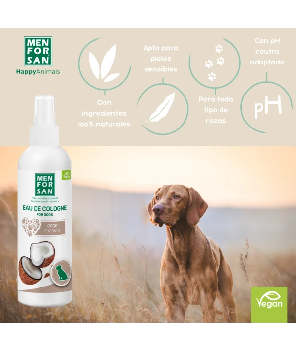 Agua de colonia para perros coco 125ml - Imagen 3