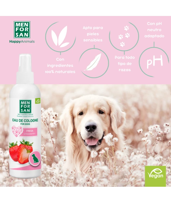 Agua de colonia para perros fresa 125ml - Imagen 3