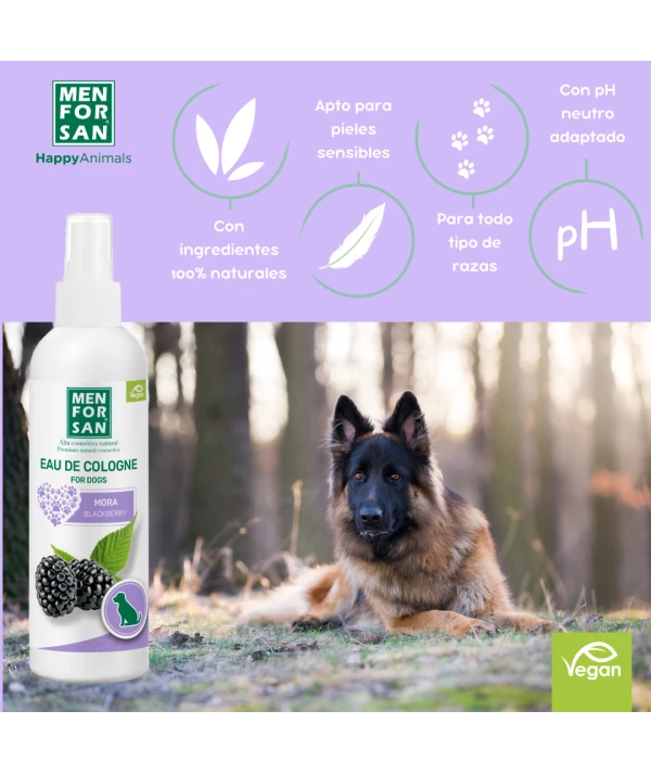 Agua de colonia para perros mora 125ml - Imagen 3