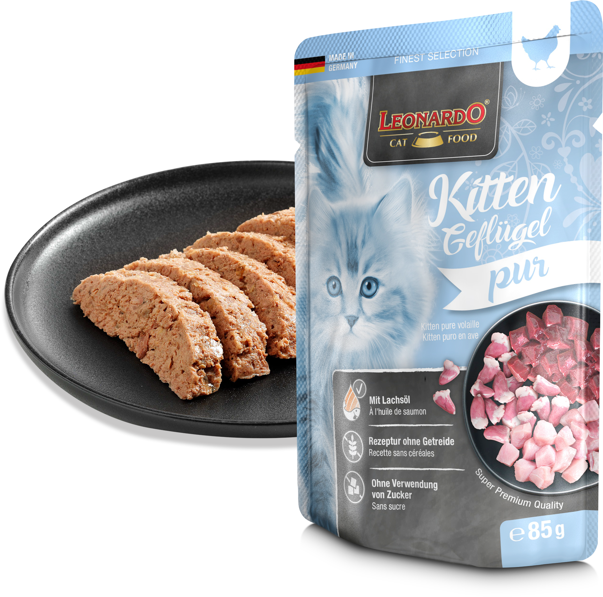 LEONARDO KITTEN PURO EN AVE 85g