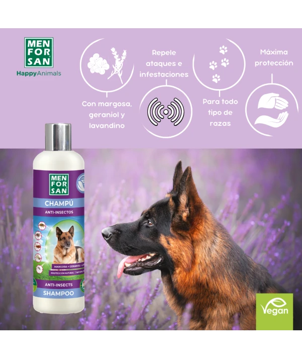 ChampĂș anti-insectos con margosa 300ml - Imagen 2