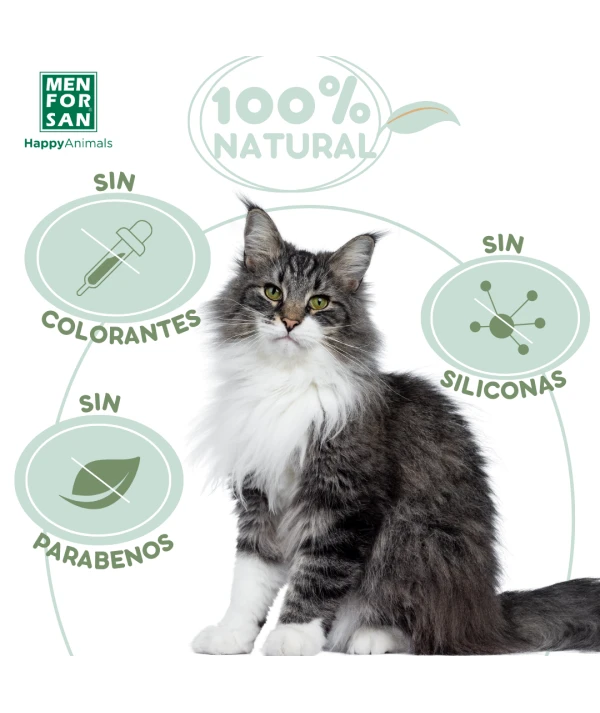 ChampĂș en espuma con aloe vera para gatos 200ml - Imagen 4