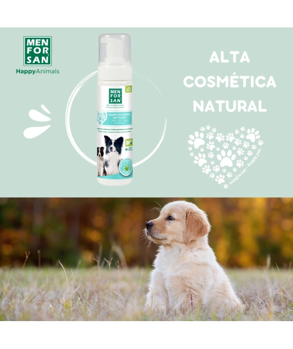 ChampĂș en espuma para perros con Aloe Vera 200ml - Imagen 5