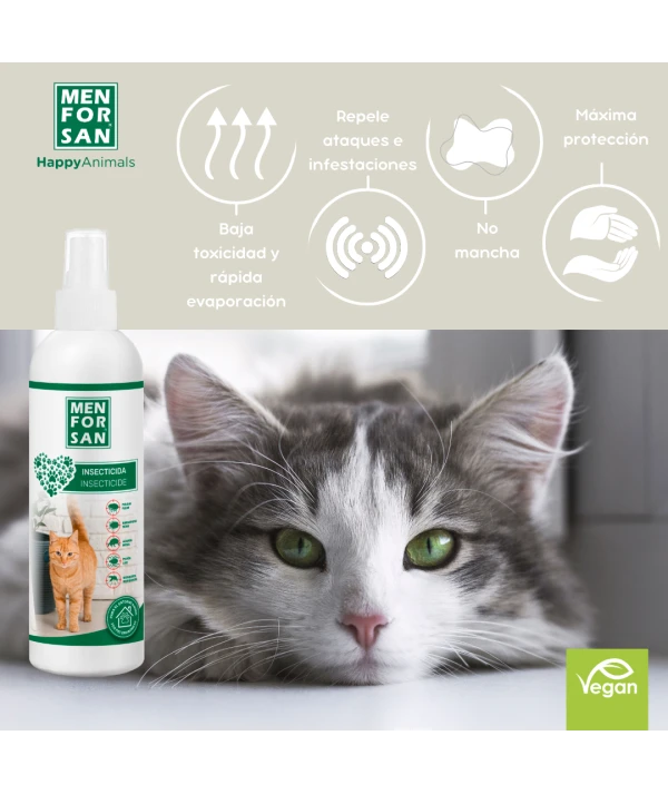 Insecticida para el entorno con Tetrametrina y Permetrina de gatos 250ml - Imagen 2