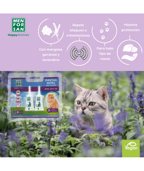 Pipetas Anti-insectos para gatos (2 unidades) - Imagen 2