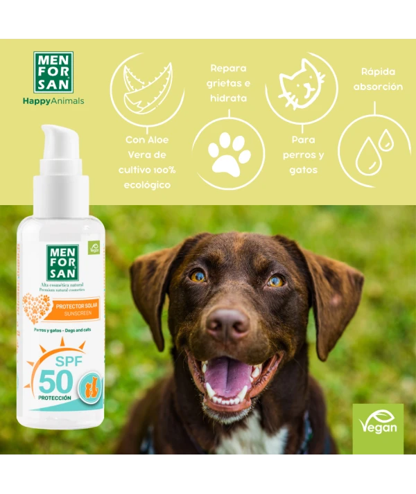 Protector Solar 50+ para perros y gatos 60ml - Imagen 2