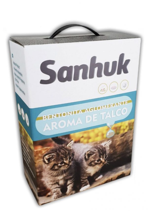 Bentonita Aglomerante Sanhuk con aroma de talco 5,5kg